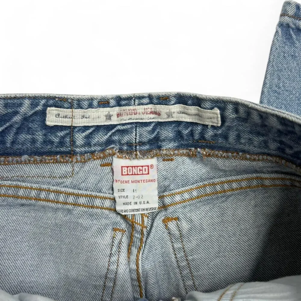 Vintage Bongo Gene Montesano High Waist Jeans Size 11 Made USA - Picture 5 of 8